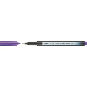 Tűfilc, 0,4 mm, PENTEL "Pointliner", ibolyalila