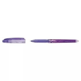   Rollertoll, 0,25 mm, tűhegyű, törölhető, kupakos, PILOT "Frixion Point", lila
