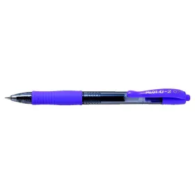   Zseléstoll, 0,32 mm, nyomógombos, PILOT "G-2", lila