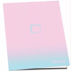   Füzet, tűzött, A4, kockás, 52 lap, PULSE "Pastel Colours"