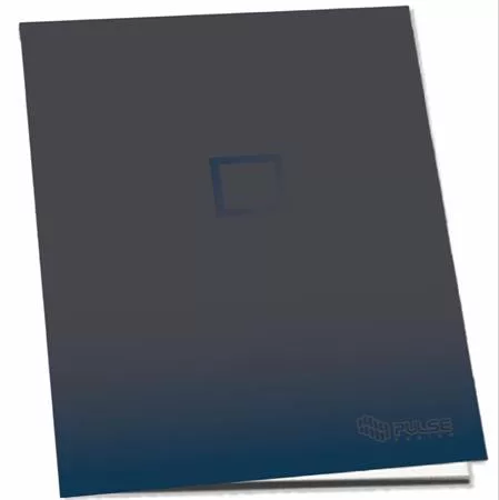 Füzet, tűzött, A4, kockás, 52 lap, PULSE "Dark Colours"