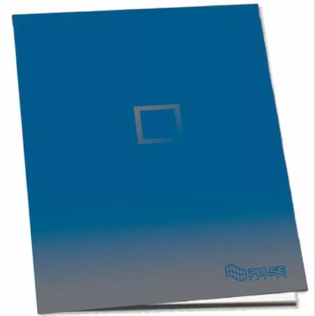 Füzet, tűzött, A4, kockás, 52 lap, PULSE "Dark Colours"