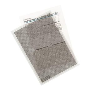   Genotherm, "L" , adatvédelmi, A4, PP, PLUS, fehér