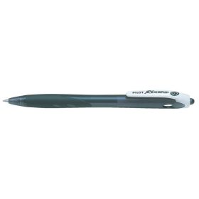   Golyóstoll, 0,27 mm, nyomógombos, PILOT "Rexgrip", fekete