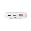 Power bank, beépített kábellel, 10.000mAh, RIVACASE "VA2211", fehér