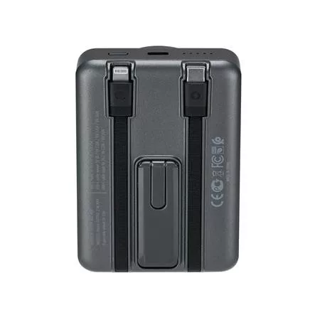 Power bank, mágneses (vezeték nélküli), 10.000mAh, RIVACASE "VA2608"