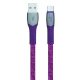 Usb kábel, USB - USB-C, 1,2 m, RIVACASE "PS6102", piros