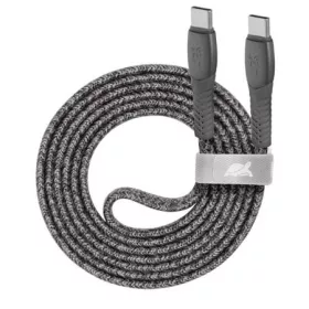  USB kábel, USB-C - USB-C, 1,2 m, RIVACASE "PS6105", szürke