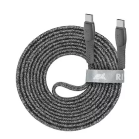   USB kábel, USB-C - USB-C, 2,1 m, RIVACASE "PS6105 GR21", szürke