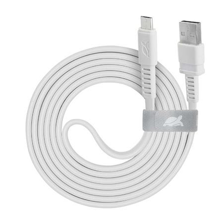 USB kábel, USB-microUSB, 1,2m, RIVACASE "PS6000", fehér