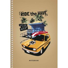   Spirálfüzet, A5, sima, 96 lap, SHKOLYARYK "Student", vegyes