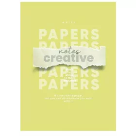   Füzet, tűzött, A4, kockás, 80 lap, SHKOLYARYK "Notes Creative", vegyes