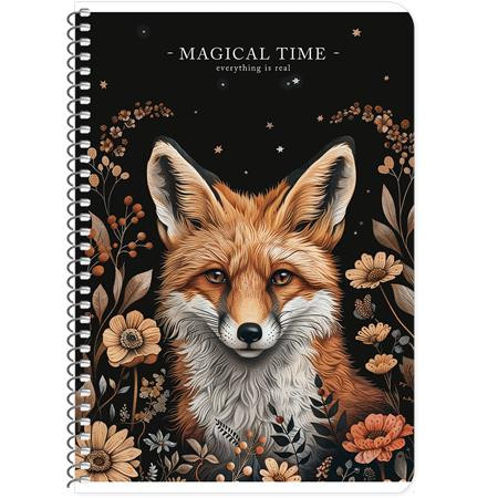 Spirálfüzet, A5, kockás, 80 lap, SHKOLYARYK, vegyes