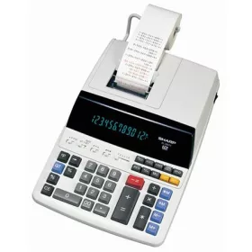  Számológép, szalagos, 12 számjegy, 2 színű nyomtató, SHARP "EL-2607V"