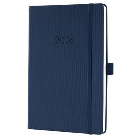   Naptár, A5, heti, 2026, kemény borító, SIGEL "Conceptum", éjkék