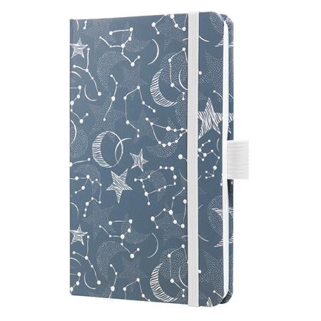 Naptár, A6, heti, 2026, kemény borító, SIGEL "Jolie", Cosmic Fantasy Blue
