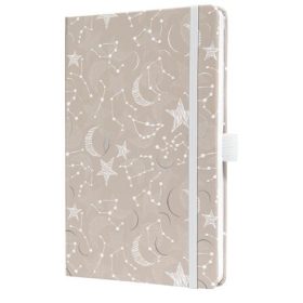   Naptár, A5, heti, 2026, kemény borító, SIGEL "Jolie", Cosmic Fantasy Beige