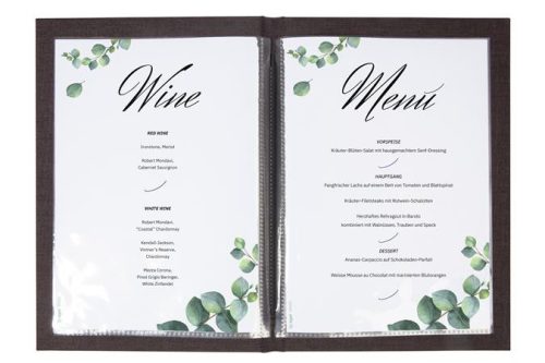 Étlaptartó, A4, keményfedeles, SIGEL, antracit