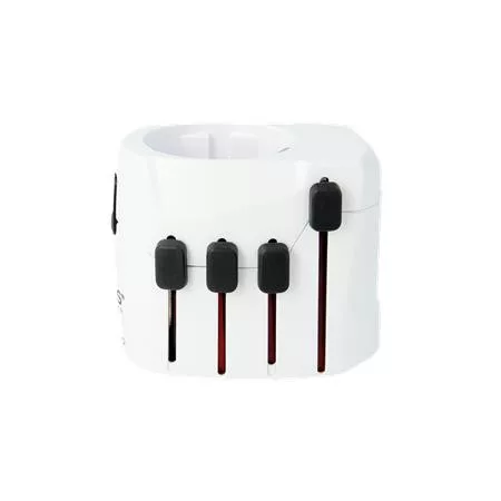 Adapter, világutazóknak, földelt, SKROSS
