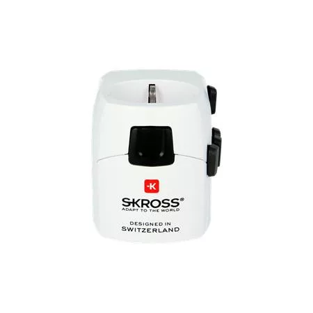 Adapter, világutazóknak, földelt, SKROSS