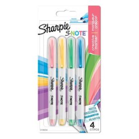   Rostirón készlet, vágott,  SHARPIE "S-Note", 4 különböző szín