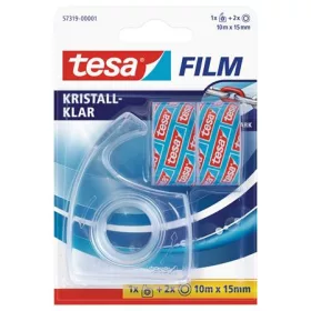   Ragasztószalag-adagoló, kézi, TESA + 2 db 15mm x 10 m ragasztószalag