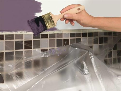 Takarófólia festőszalaggal, 1,4 x 25 m, TESA  "Easy Cover Universal"