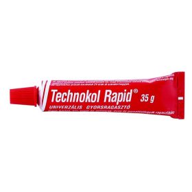   Ragasztó, folyékony, 35 g, TECHNOKOL "Rapid", piros