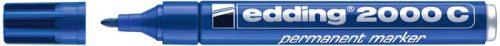 Alkoholos marker, 1,5-3 mm, kúpos, EDDING "2000", kék