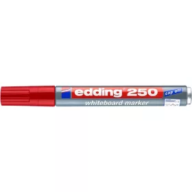   Tábla- és flipchart marker, 1-3 mm, kúpos, EDDING "250", piros