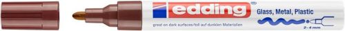 Lakkmarker, 2-4 mm, EDDING "750", barna