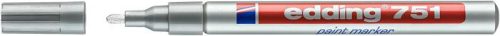 Lakkmarker, 1-2 mm, EDDING "751", ezüst