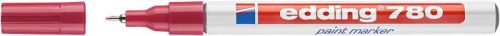 Lakkmarker, 0,8 mm, EDDING "780", piros
