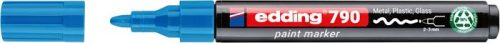 Lakkmarker, 2-3 mm, PCR, EDDING "790", világoskék