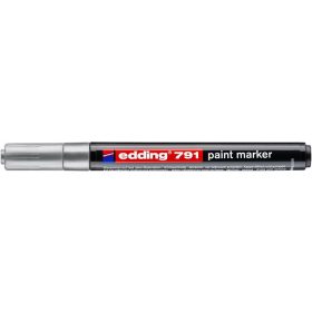 Lakkmarker, 1-2 mm, EDDING "791", ezüst
