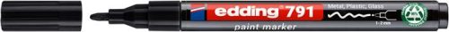 Lakkmarker, 1-2 mm, PCR, EDDING "791", fekete