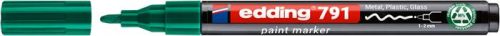 Lakkmarker, 1-2 mm, PCR, EDDING "791", zöld