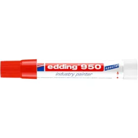   Jelölő marker, 10 mm, kúpos, EDDING "950", piros