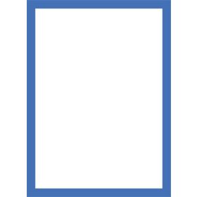   Bemutató keret, mágneses, A4, TARIFOLD "Magneto PRO", kék