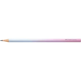  Grafitceruza, B, háromszögletű, FABER-CASTELL "Flow", rózsa-égkék