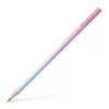 Grafitceruza, B, háromszögletű, FABER-CASTELL "Flow", rózsa-égkék