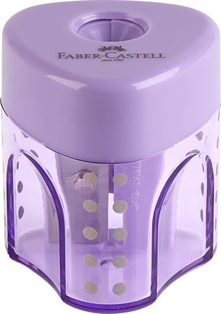 Hegyező display, egylyukú, tartályos FABER-CASTELL "GRIP Auto Mini", vegyes pasztell színek