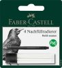 Pótbél precíziós radírstifthez, 4 darabos, FABER-CASTELL