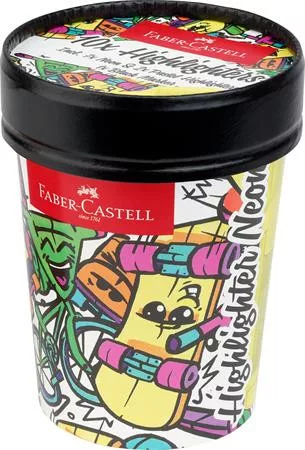 Szövegkiemelő, 1-5 mm, FABER-CASTELL "Textliner 46", 10 különböző szín