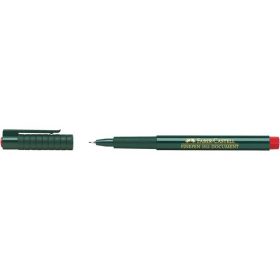   Tűfilc, 0,4 mm, FABER-CASTELL "Finepen 1511", piros