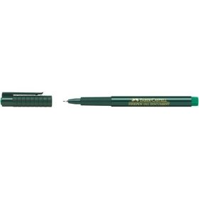   Tűfilc, 0,4 mm, FABER-CASTELL "Finepen 1511", zöld