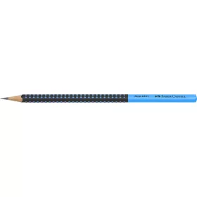   Grafitceruza, HB, háromszögletű, FABER-CASTELL "Grip 2001", fekete, kék