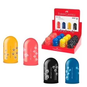   Hegyező, egylyukú, tartályos, display, FABER-CASTELL "Jelly", vegyes minták