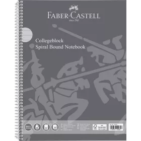   Spirálfüzet, A4, vonalas, 80 lap, perforált, lyukasztott,  FABER-CASTELL