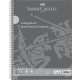 Spirálfüzet, A4, kockás, 80 lap, perforált, lyukasztott, FABER-CASTELL